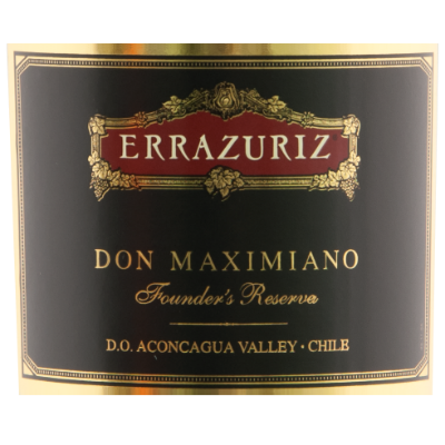 Errazuriz Aconcagua Valley Don Maximiano Founders Reserve 2018 (6x75cl)