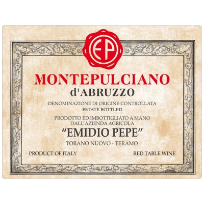 Emidio Pepe Montepulciano d'Abruzzo 2014 (6x75cl)