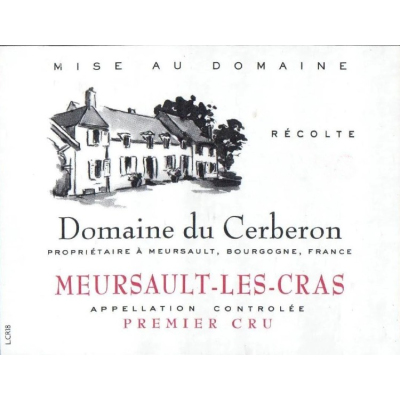 Cerberon Meursault 1er Cru Les Cras 2021 (6x75cl)