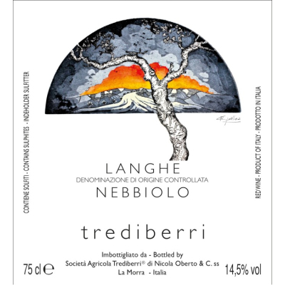 Trediberri Langhe Nebbiolo 2023 (6x75cl)