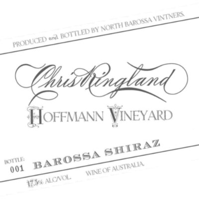 Chris Ringland Hoffman Shiraz 2012 (6x75cl)
