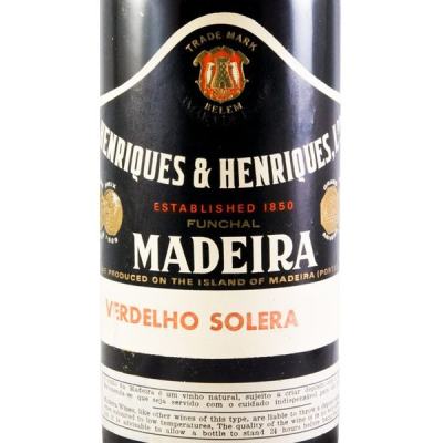 Henriques & Henriques Madeira Verdelho Solera 1898 (1x75cl)