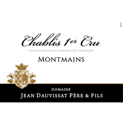 Jean Dauvissat Chablis 1er Cru Montmains 2017 (6x75cl)