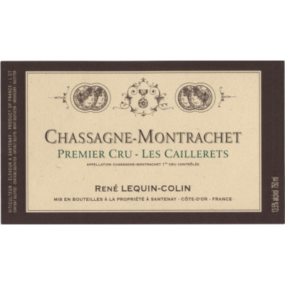Rene Lequin Colin Chassagne-Montrachet 1er Cru Caillerets 1997 (1x75cl)