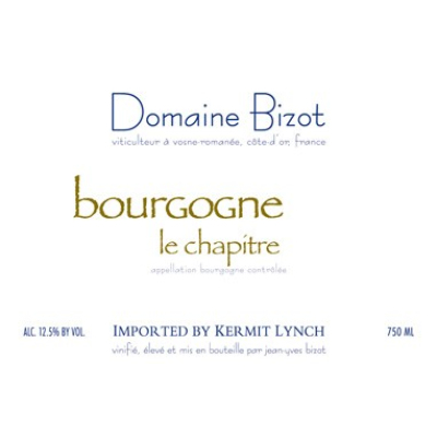 Bizot Bourgogne Le Chapitre 2019 (1x75cl)