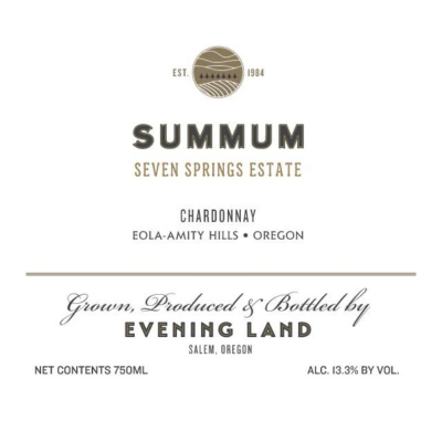 Evening Land (Seven Springs) Summum Chardonnay 2021 (6x75cl)