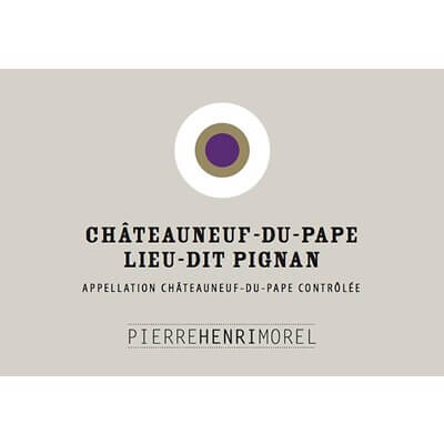 Pierre Henri Morel Chateauneuf-du-Pape Lieu Dit Pignan 2015 (1x75cl)