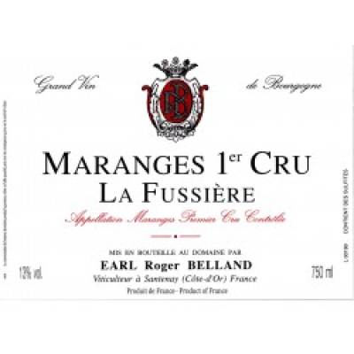 Roger Belland Maranges 1er Cru La Fussiere Rouge 2022 (6x75cl)