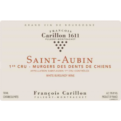 Francois Carillon Saint Aubin 1er Cru Murgers des Dents de Chien 2017 (6x150cl)