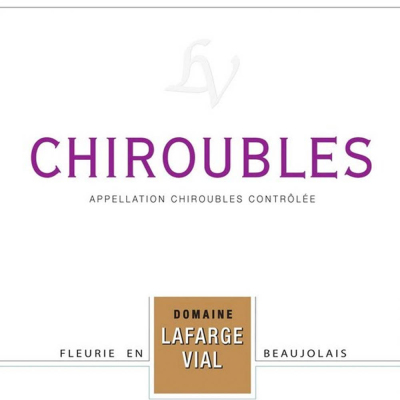 Lafarge Vial Chiroubles 2022 (12x75cl)