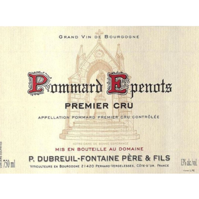 Dubreuil-Fontaine Pommard Epenots 1er Cru 2019 (1x75cl)