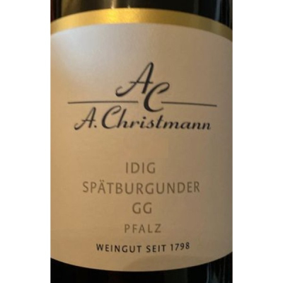A Christmann Konigsbacher Idig Spatburgunder GG 2019 (6x75cl)
