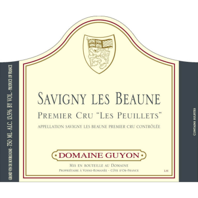 Guyon Savigny-Les-Beaune 1er Cru Les Peuillets 2022 (6x75cl)