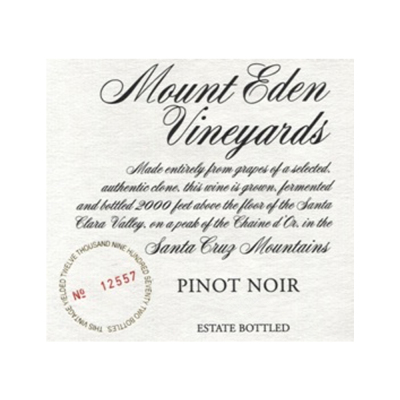 Mount Eden Vineyard Pinot Noir Estate 2012 (12x75cl)