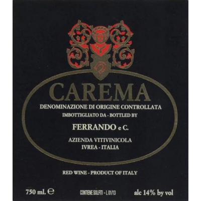 Ferrando Carema Etichetta Nera Black Label 2017 (6x75cl)