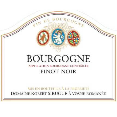 Robert Sirugue Bourgogne Pinot Noir 2021 (6x75cl)