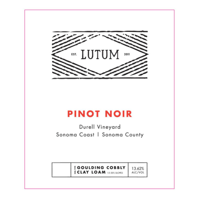 Lutum Durell Vineyard Pinot Noir 2014 (12x75cl)