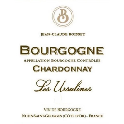 Jean-Claude Boisset Bourgogne Ursulines Blanc 2023 (12x75cl)