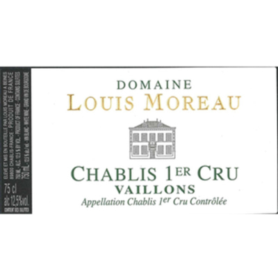 Louis Moreau Chablis 1er Cru Vaillons 2019 (6x75cl)