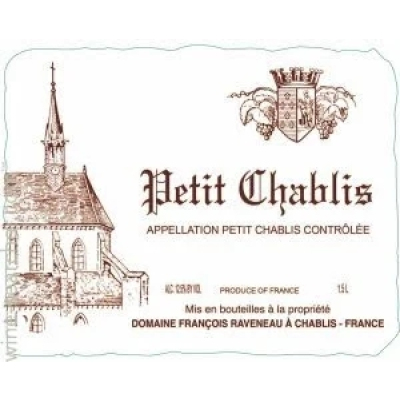 Francois Raveneau Petit Chablis 2018 (2x150cl)