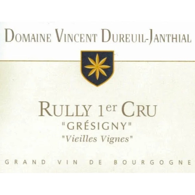 Vincent Dureuil Janthial Rully  1er Cru Gresigny Vv 2015 (1x75cl)