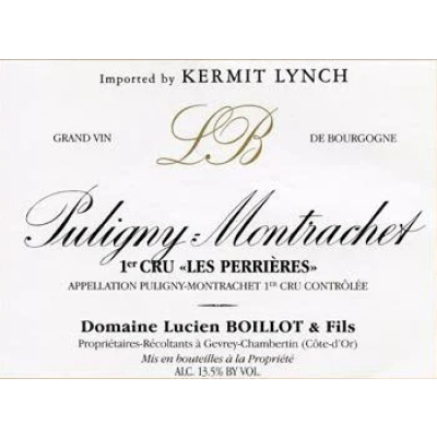 Lucien Boillot Puligny-Montrachet 1er Cru Perrieres 2022 (3x150cl)