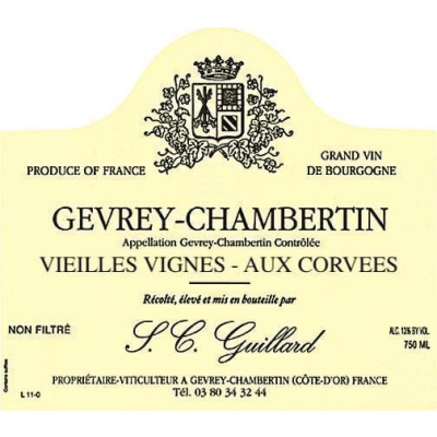 Guillard Gevrey-Chambertin Aux Corvees VV 2017 (1x75cl)