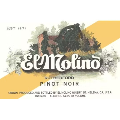El Molino Rutherford Pinot Noir 2019 (1x75cl)