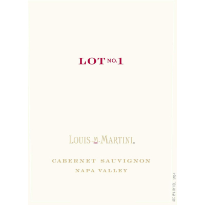 Louis M Martini Cabernet Sauvignon Lot No 1 2013 (1x75cl)