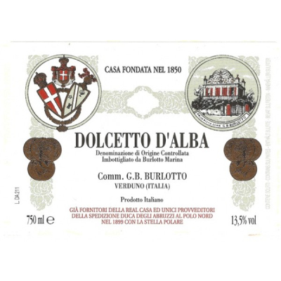 Burlotto Dolcetto Alba 2023 (6x75cl)