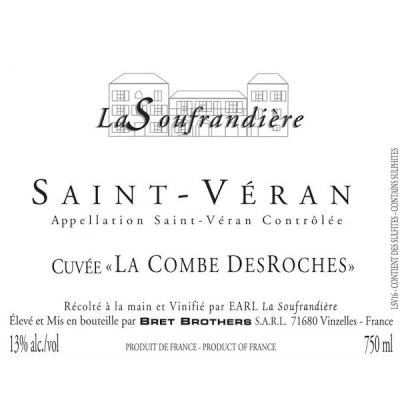 Soufrandiere Saint-Veran La Combe Desroches  2022 (6x75cl)