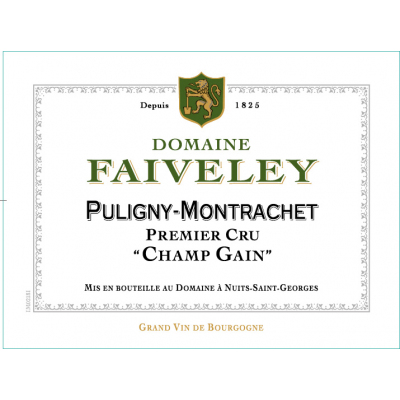 Domaine Faiveley Puligny-Montrachet 1er Cru Champ Gain 2016 (6x75cl)