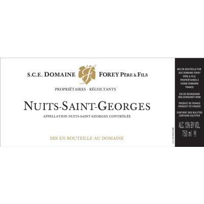 Forey Pere & Fils Nuits-Saint-Georges 2022 (6x75cl)