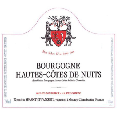 Geantet Pansiot Bourgogne Hautes Cotes Nuits 2021 (12x75cl)
