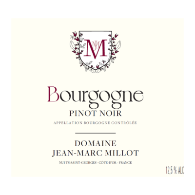 Jean-Marc Millot Bourgogne Pinot Noir 2022 (6x75cl)