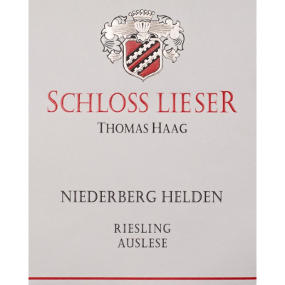 Schloss Lieser Lieser Niederberg Helden Riesling Auslese 2021 (6x75cl)