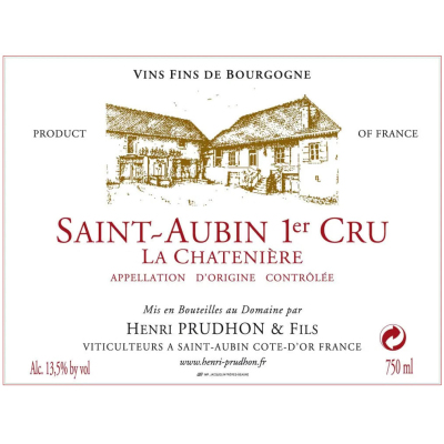 Henri Prudhon Saint-Aubin 1er Cru Chateniere Blanc 2019 (1x75cl)