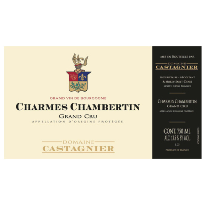Jerome Castagnier Charmes-Chambertin Grand Cru 2022 (6x75cl)