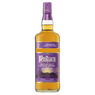 Benriach Speyside Single Malt Dark Rum Cask Finish 22YO NV (1x70cl)