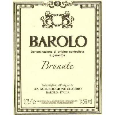 Boggione Barolo Brunate 2017 (6x150cl)