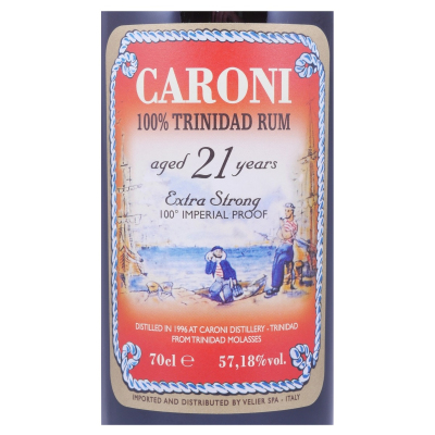Caroni Trinidad Rum Extra Strong 21YO 1996 (1x70cl)