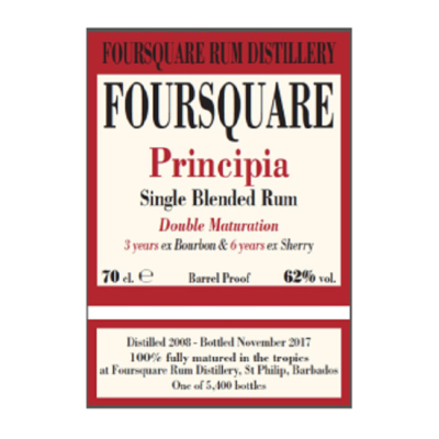 Foursquare (Velier) Principia Single Blended Rum NV (1x70cl)