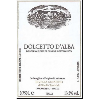 Rivella Serafino Dolcetto d'Alba 2014 (12x75cl)
