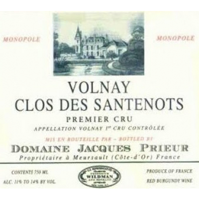 Jacques Prieur Volnay 1er Cru Clos Des Santenots 2016 (6x75cl)