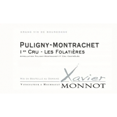 Xavier Monnot Puligny-Montrachet 1er Cru Les Folatieres 2020 (6x75cl)