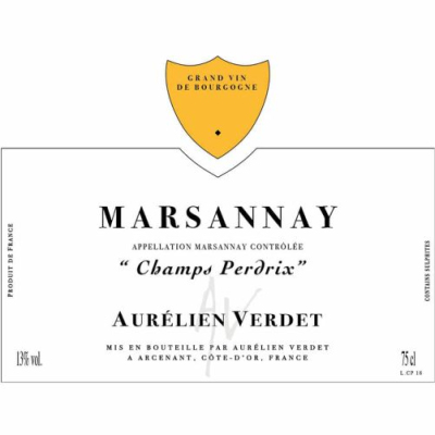 Aurelien Verdet Marsannay Champs Perdrix 2016 (6x75cl)