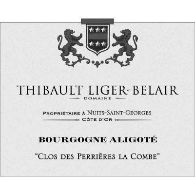 Thibault Liger Belair Bourgogne Aligote Clos des Perrieres la Combe 2017 (12x75cl)