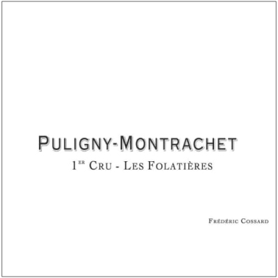 Frederic Cossard Puligny Montrachet 1er Cru Les Folatieres 2016 (1x75cl)