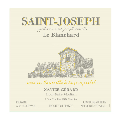 Xavier Gerard Saint-Joseph Blanchard 2019 (1x75cl)
