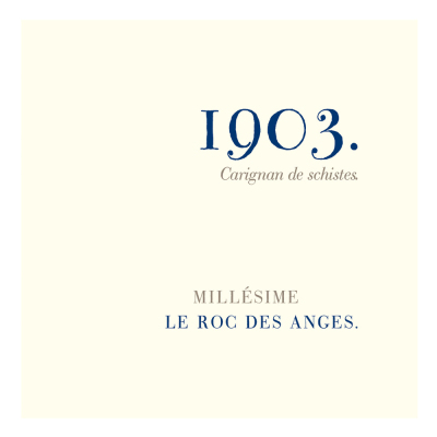 Roc Anges 1903 Carignan 2022 (6x75cl)
